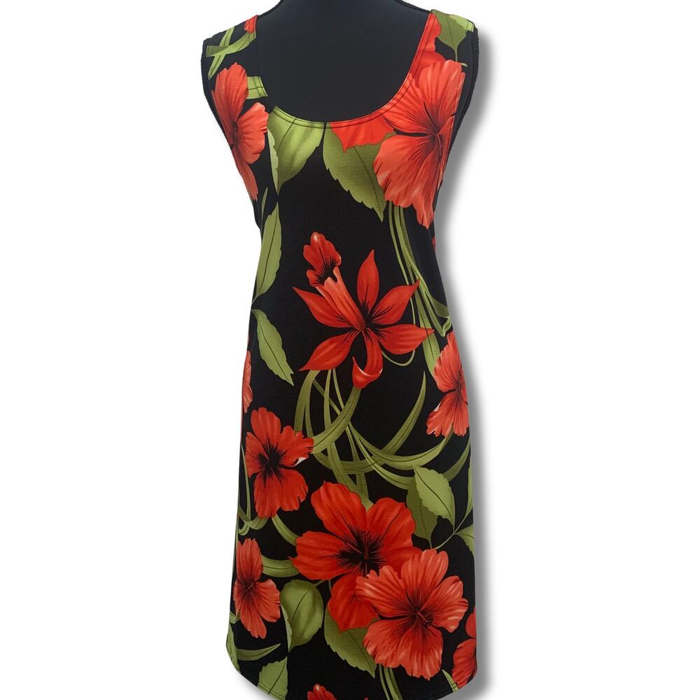 Vintage Hawaiian Floral Tent Dress Aloha Dress | Women's Medium | BaBa